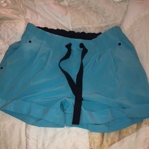 Blue lululemon “spring break away” shorts